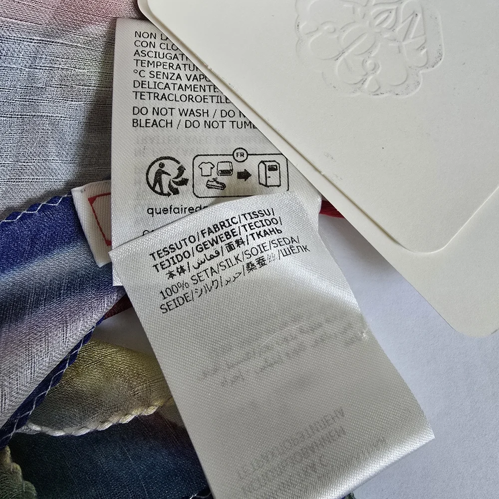 Alexander McQueen Skull Silk Scarf Multicolor - Picture 7 of 7